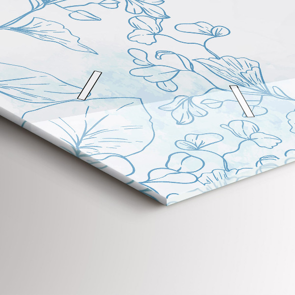 Horizontálne hodiny Náčrt rastliny