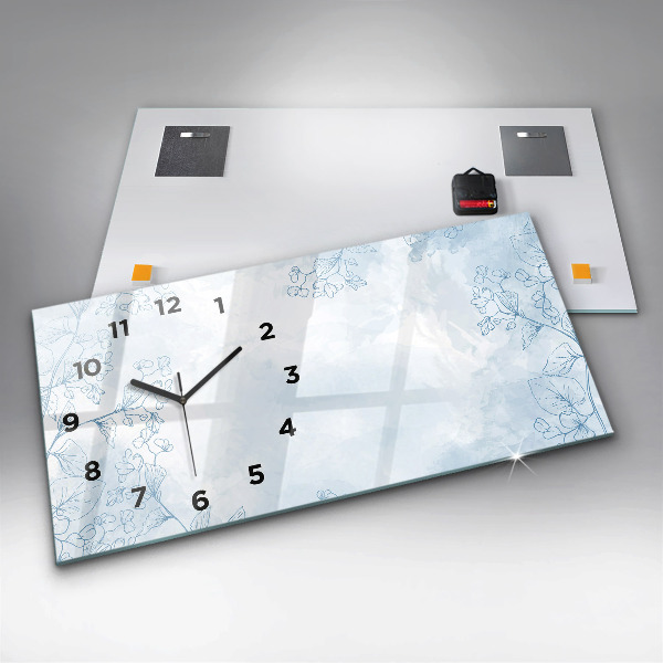 Horizontálne hodiny Náčrt rastliny