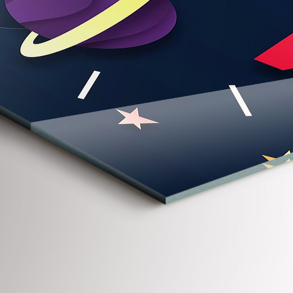 Horizontálne hodiny Detský kozmos