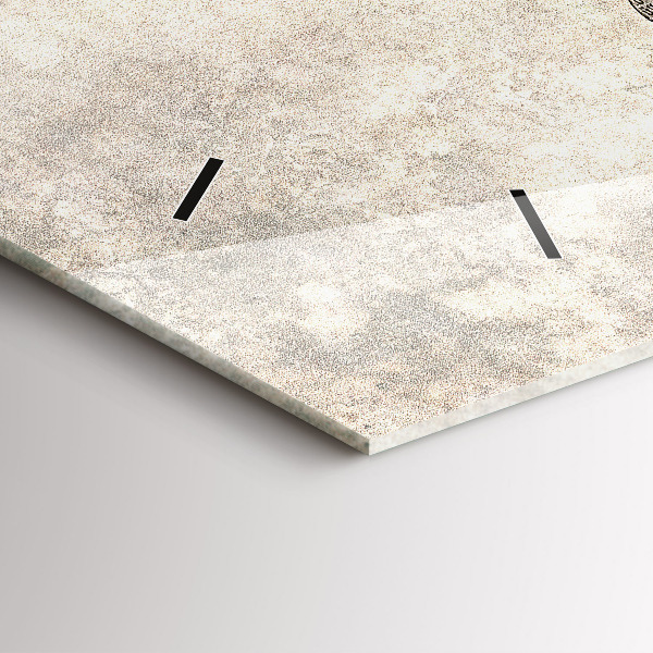 Horizontálne hodiny Mapa sveta v novinách