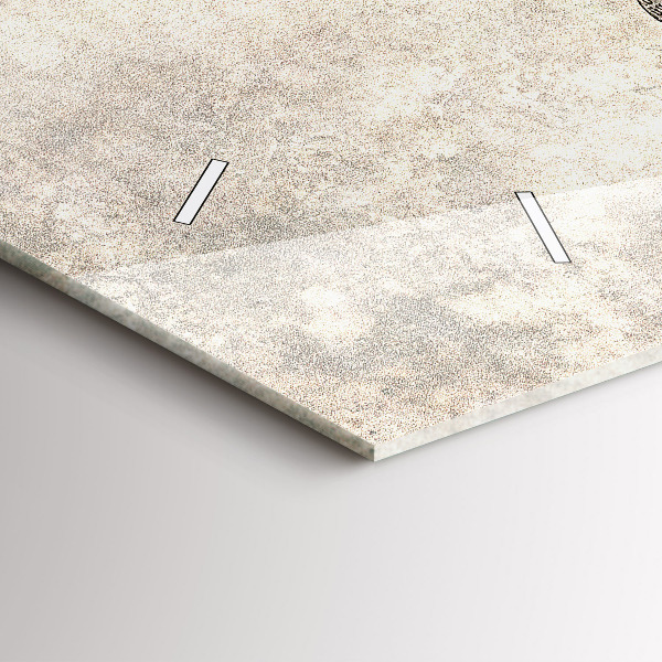 Horizontálne hodiny Mapa sveta v novinách