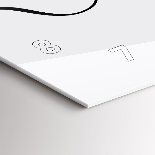 Horizontálne hodiny Dobrodružný nápis