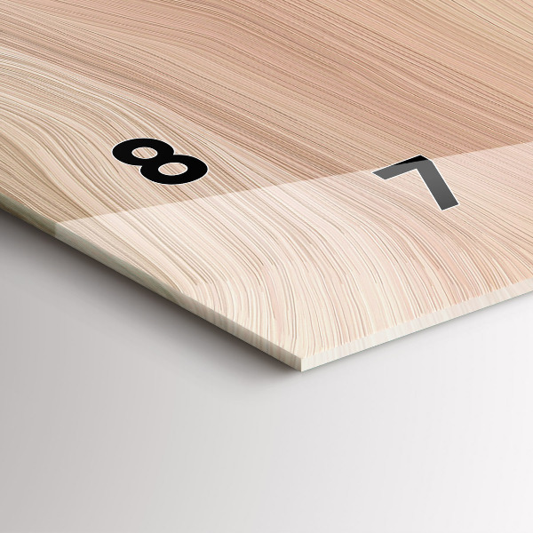 Horizontálne hodiny Vlnová abstrakcia