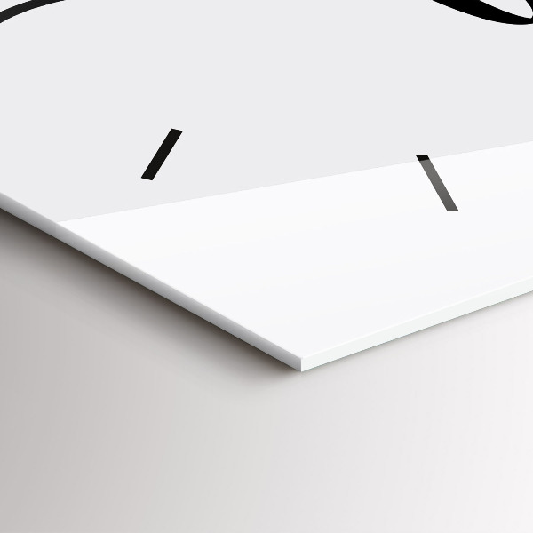 Horizontálne hodiny Rodinný nápis