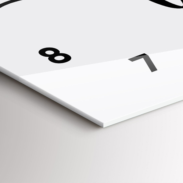 Horizontálne hodiny Rodinný nápis