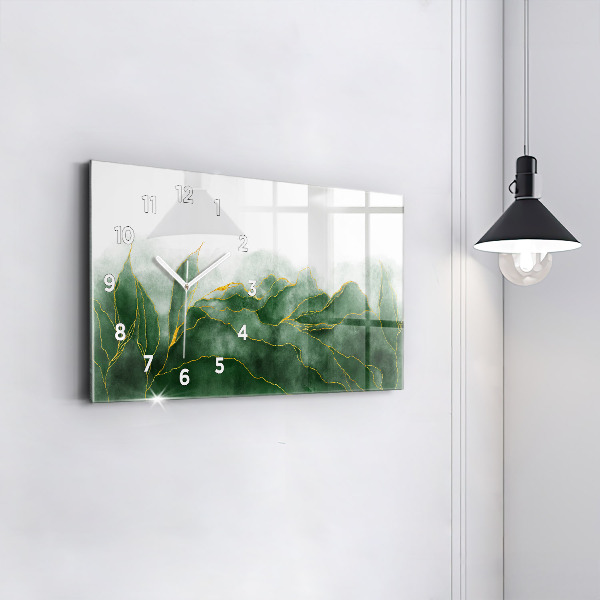 Horizontálne hodiny Listy abstrakcie