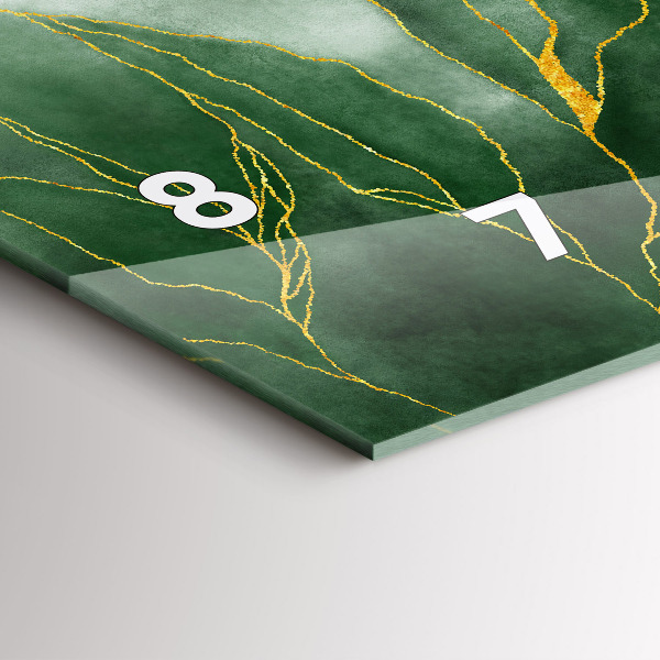 Horizontálne hodiny Listy abstrakcie