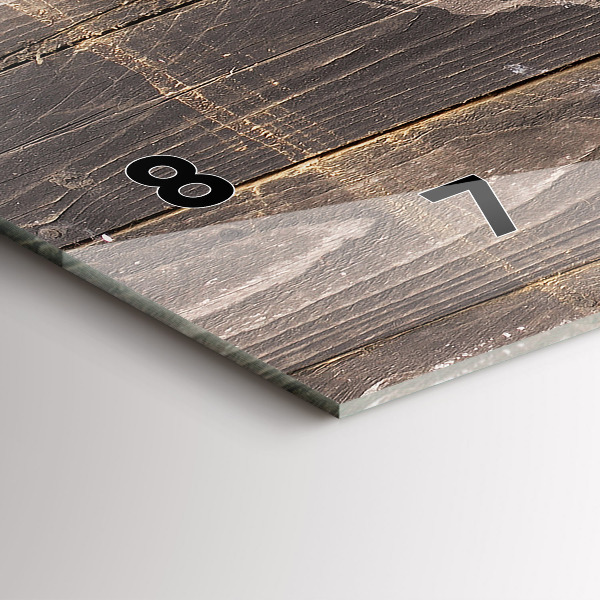 Horizontálne hodiny Mapa sveta na dreve