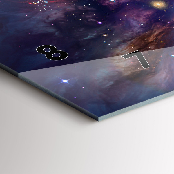 Horizontálne hodiny Svet galaxií