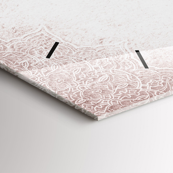 Horizontálne hodiny Dekoratívny vzor