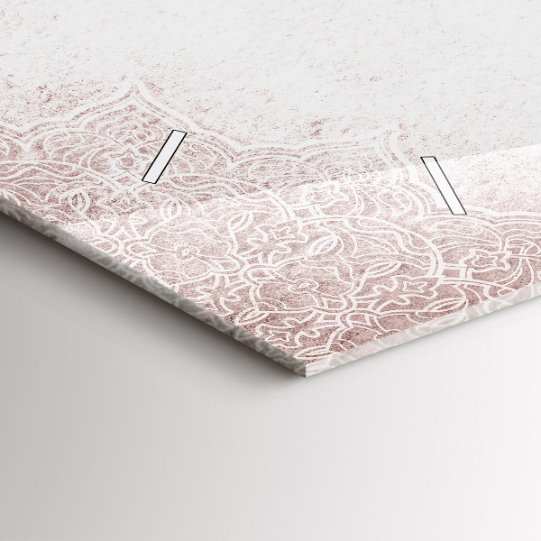 Horizontálne hodiny Dekoratívny vzor