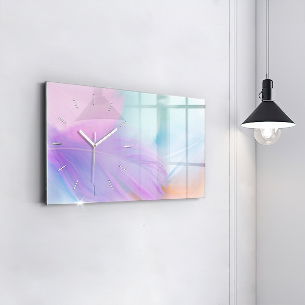 Horizontálne hodiny Farebné perie