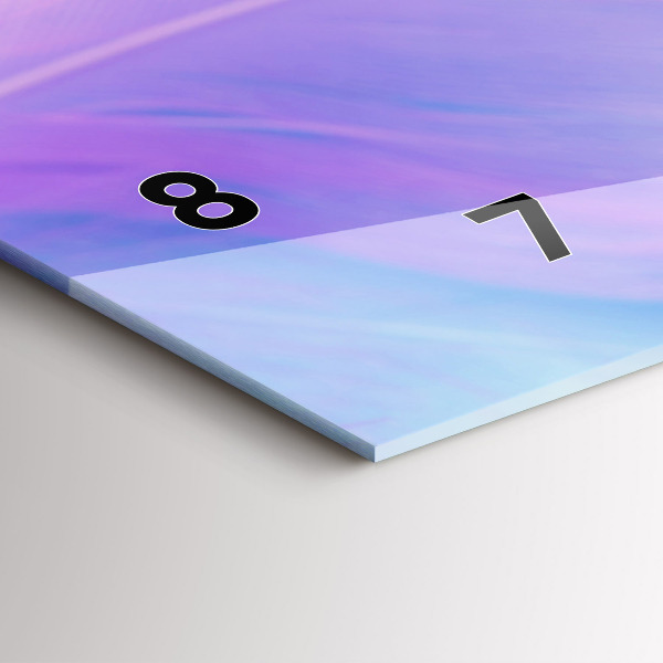 Horizontálne hodiny Farebné perie