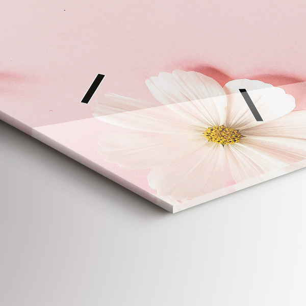 Horizontálne hodiny Kvety sedmokrásky