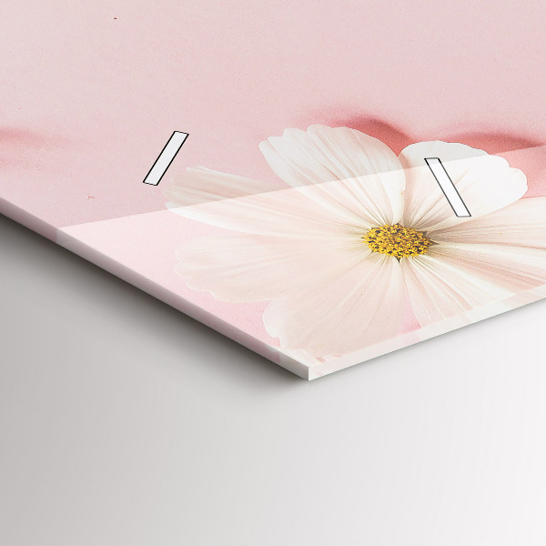 Horizontálne hodiny Kvety sedmokrásky