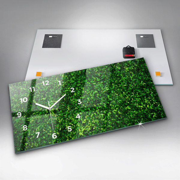 Horizontálne hodiny Živý plot odchádza