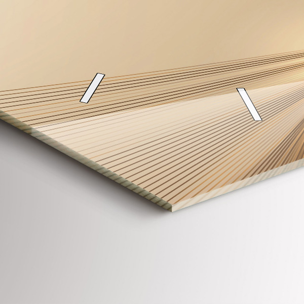 Horizontálne hodiny Abstraktné svetlo