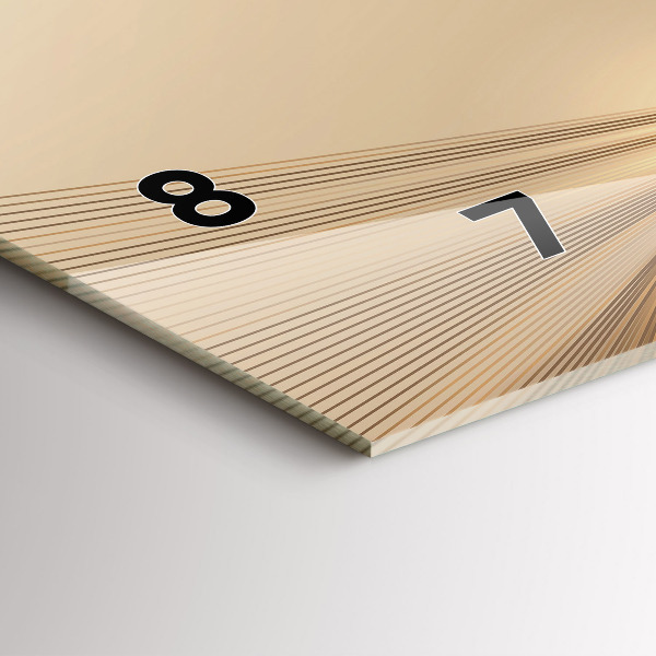 Horizontálne hodiny Abstraktné svetlo