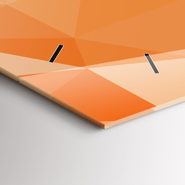 Horizontálne hodiny Abstraktné trojuholníky