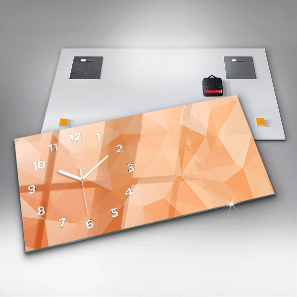 Horizontálne hodiny Abstraktné trojuholníky
