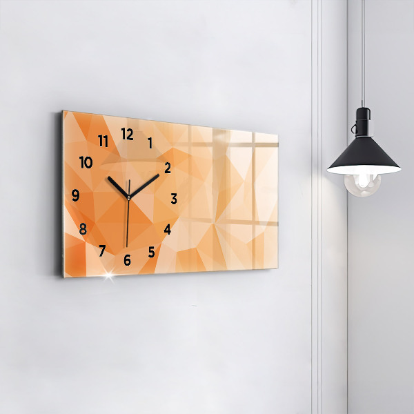 Horizontálne hodiny Abstraktné trojuholníky