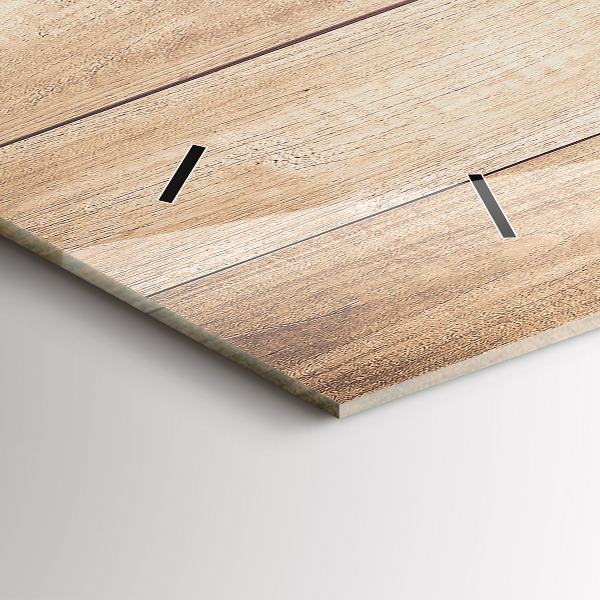 Horizontálne hodiny Drevená textúra