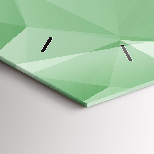 Horizontálne hodiny Abstrakcia trojuholníkov