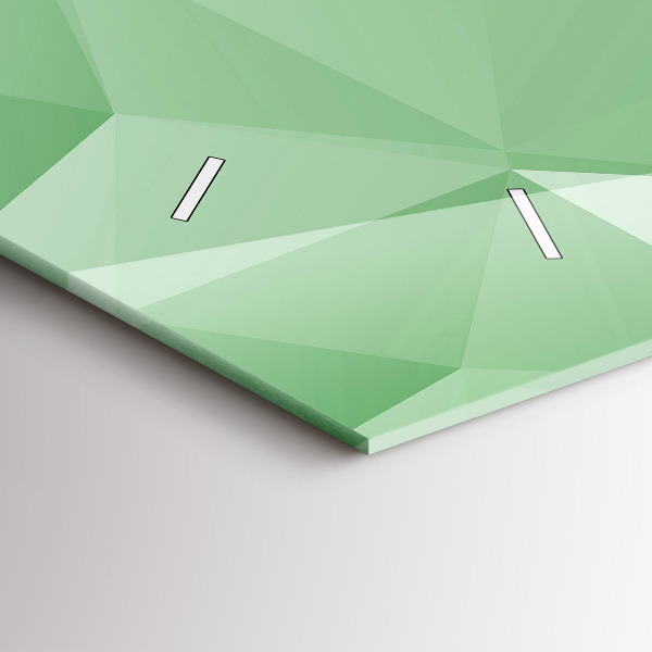 Horizontálne hodiny Abstrakcia trojuholníkov