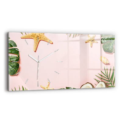 Horizontálne hodiny Letná nálada