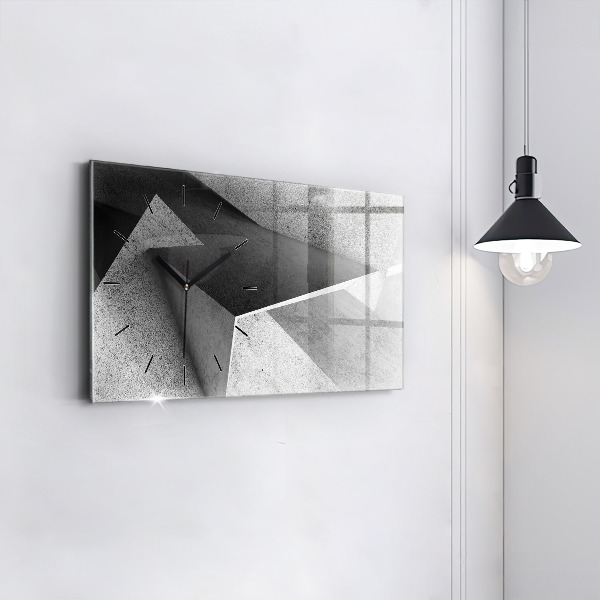 Horizontálne hodiny Abstraktné trojuholníky