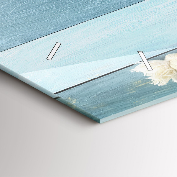 Horizontálne hodiny Pruhované dosky a motýlik