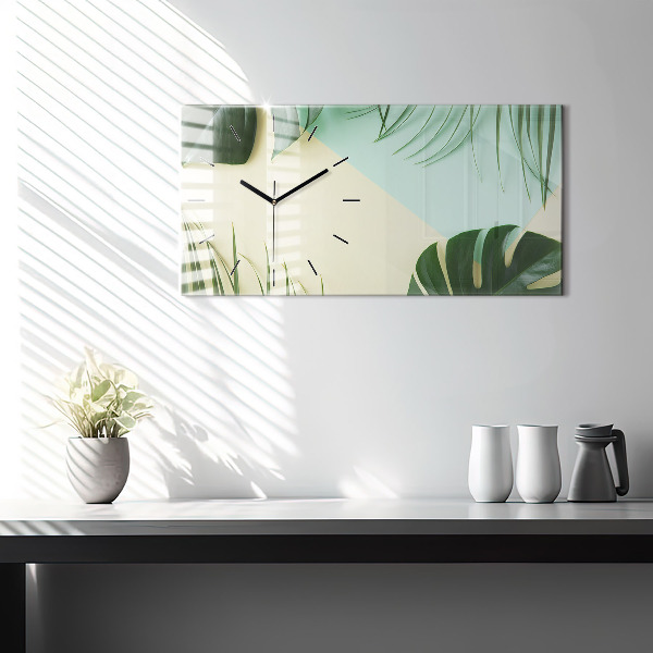 Horizontálne hodiny Monstera odchádza