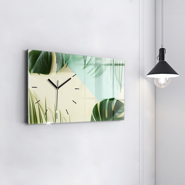 Horizontálne hodiny Monstera odchádza