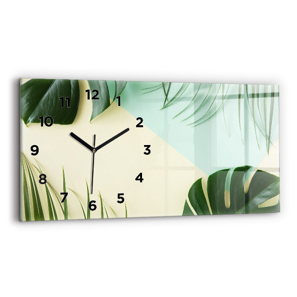 Horizontálne hodiny Monstera odchádza