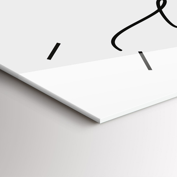 Horizontálne hodiny Nápis buď sám sebou