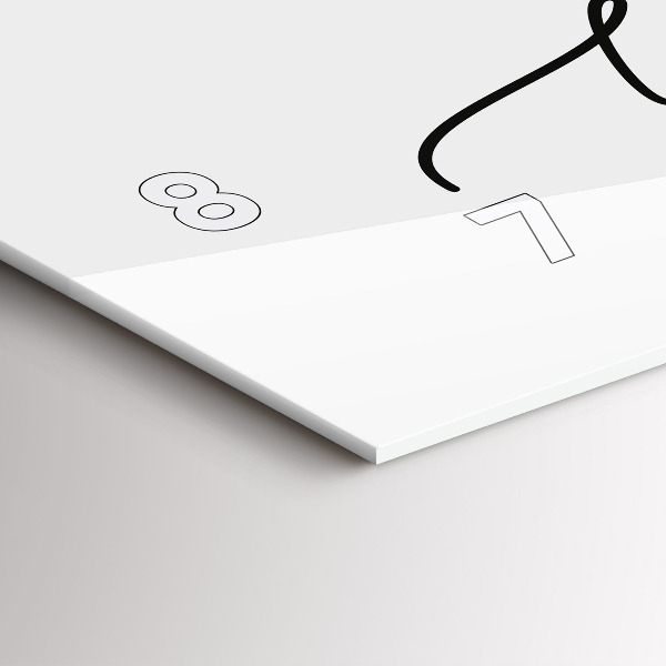 Horizontálne hodiny Nápis buď sám sebou