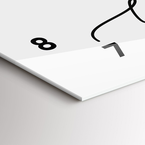 Horizontálne hodiny Nápis buď sám sebou