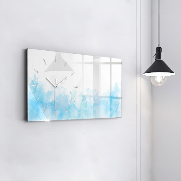 Horizontálne hodiny Maľované škvrny
