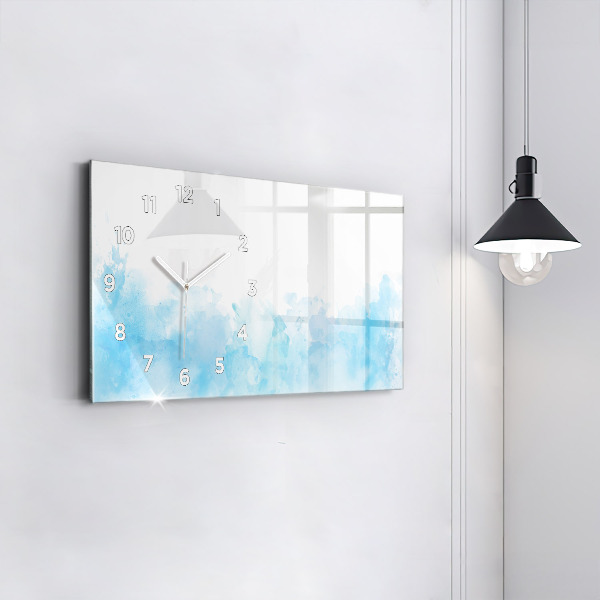 Horizontálne hodiny Maľované škvrny