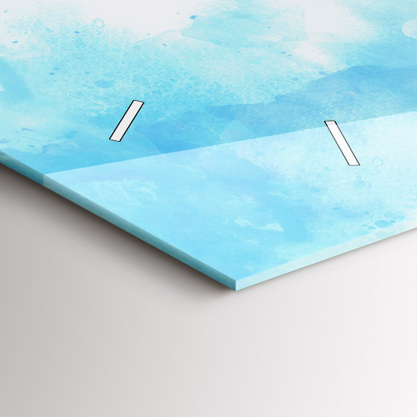 Horizontálne hodiny Maľované škvrny