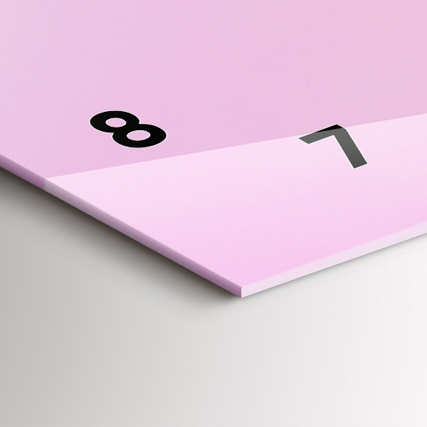 Horizontálne hodiny Srdce vyrobené z kvetov