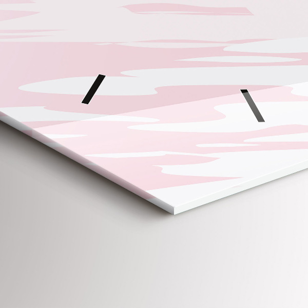 Horizontálne hodiny Pastelová abstrakcia