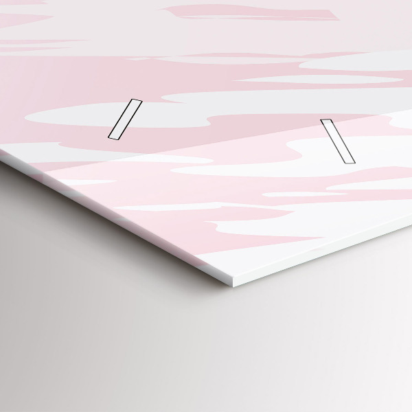 Horizontálne hodiny Pastelová abstrakcia