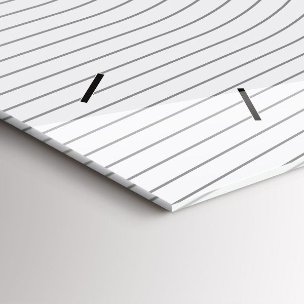 Horizontálne hodiny Abstraktné línie