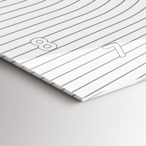 Horizontálne hodiny Abstraktné línie