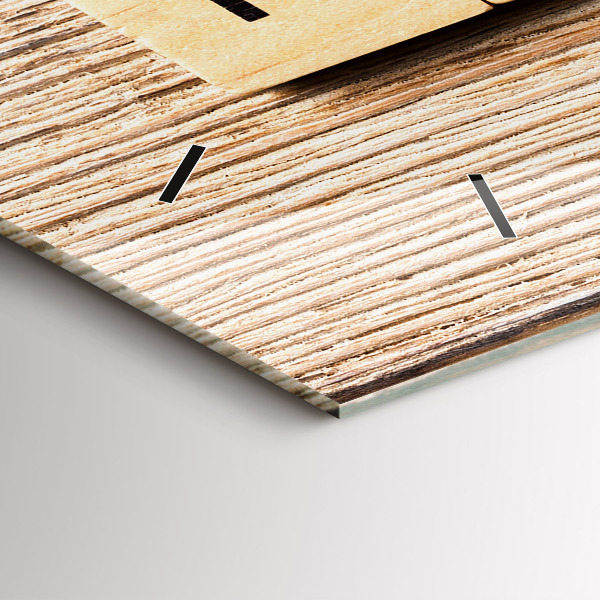 Horizontálne hodiny Rodinný nápis