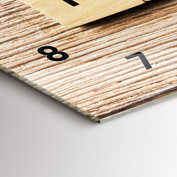 Horizontálne hodiny Rodinný nápis