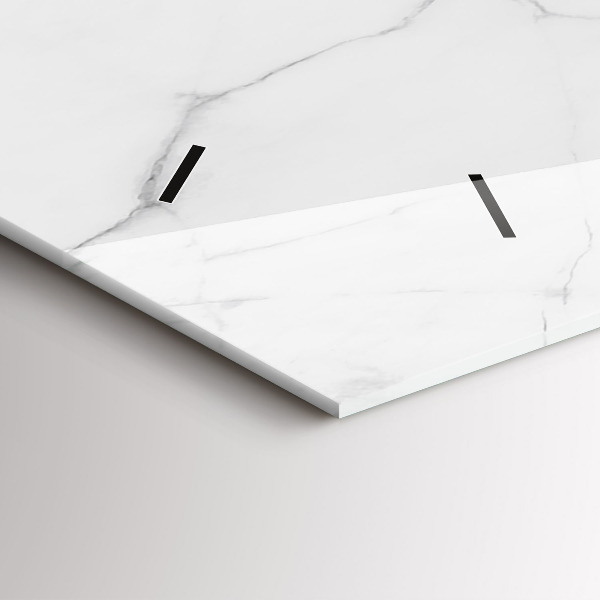 Horizontálne hodiny Dekoratívny mramor