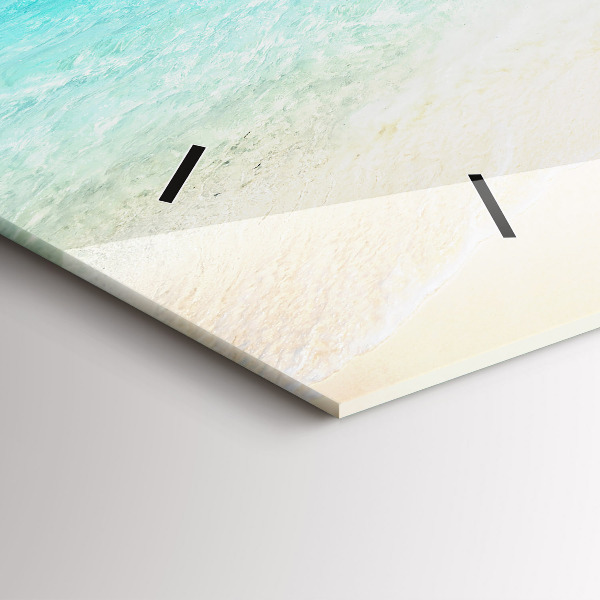 Horizontálne hodiny Tropický ostrov