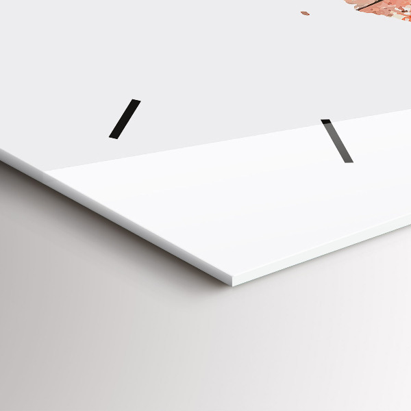 Horizontálne hodiny Stará tehlová mapa